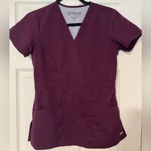 BARCO Scrub Top Burgundy